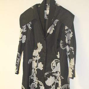 Black & Silver 3/4 Lenght Jacket